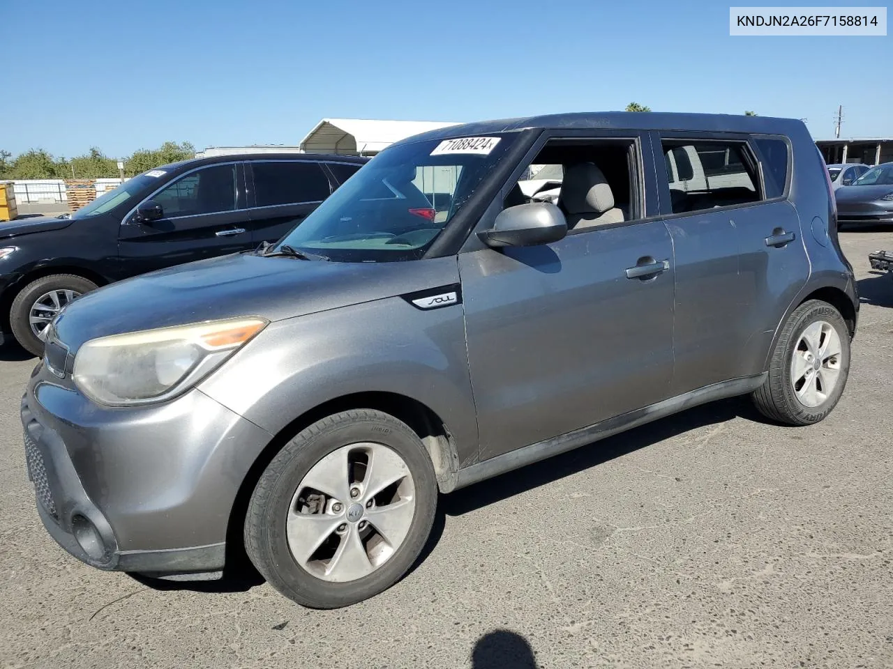 2015 Kia Soul VIN: KNDJN2A26F7158814 Lot: 71088424