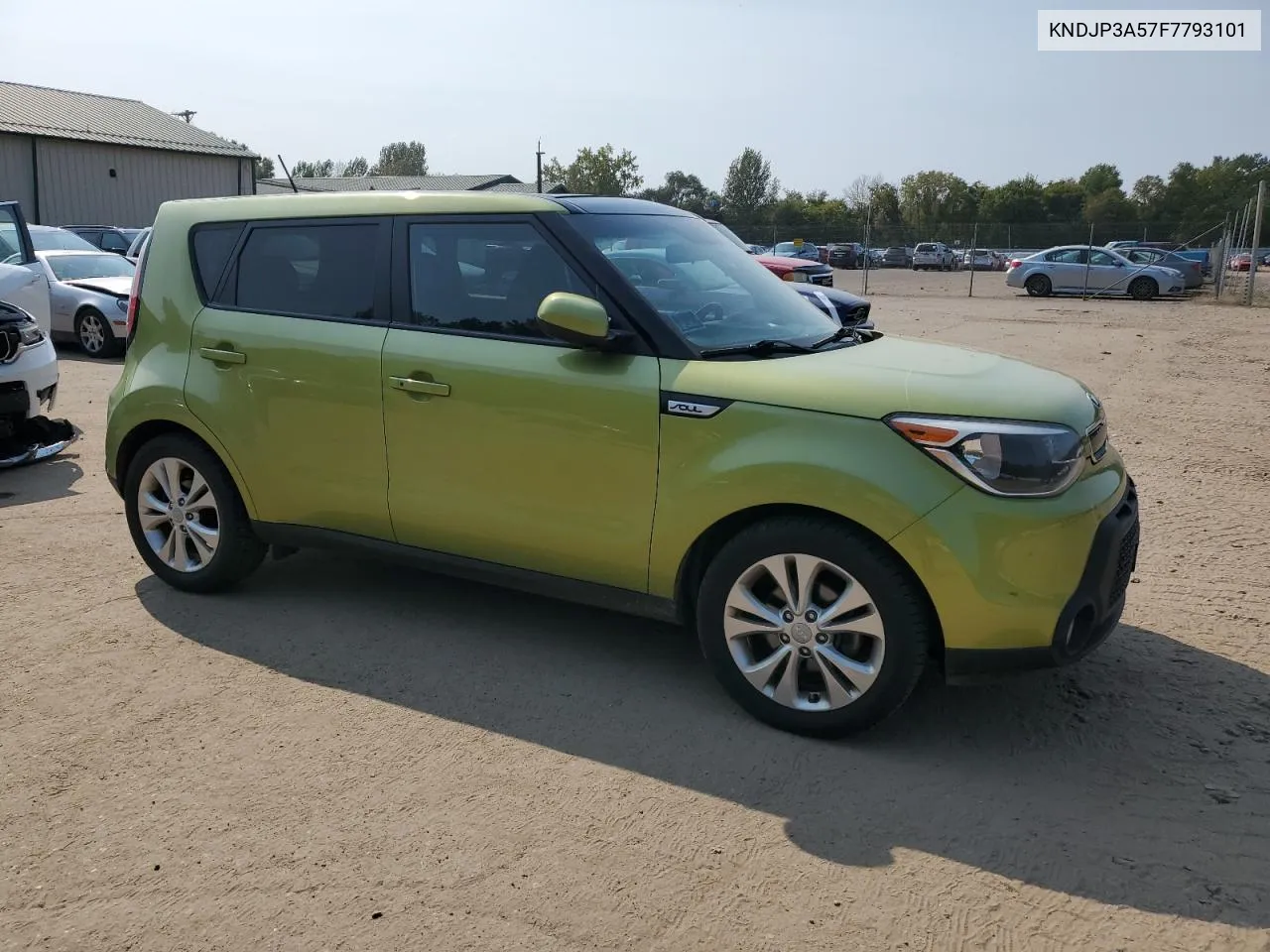 2015 Kia Soul + VIN: KNDJP3A57F7793101 Lot: 71113104