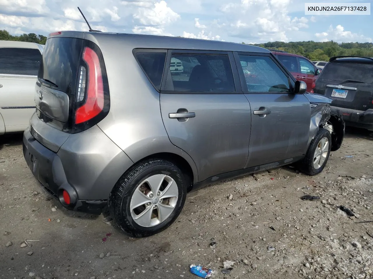 2015 Kia Soul VIN: KNDJN2A26F7137428 Lot: 71378754