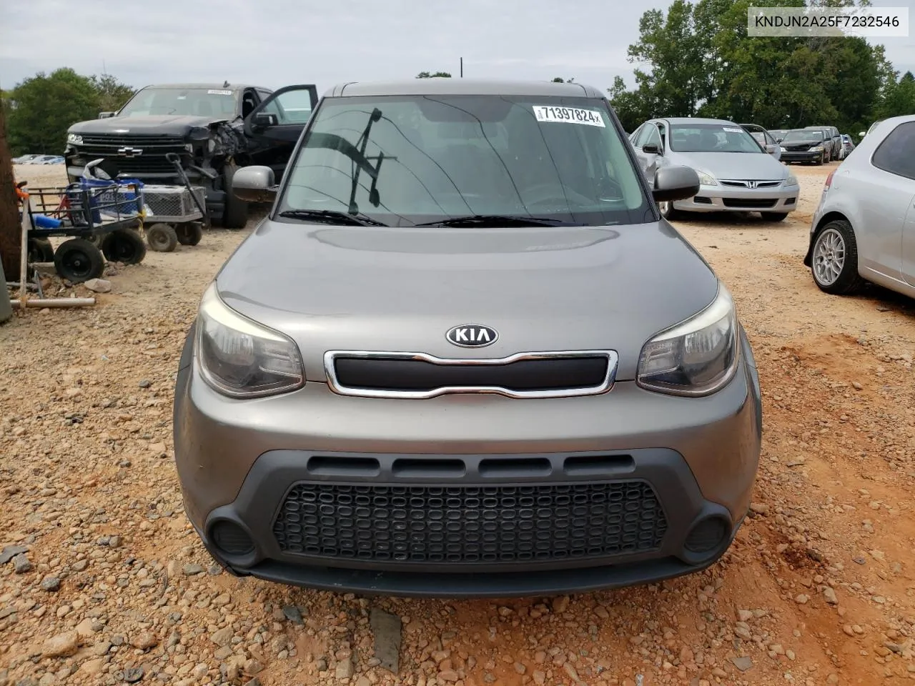 2015 Kia Soul VIN: KNDJN2A25F7232546 Lot: 71397824