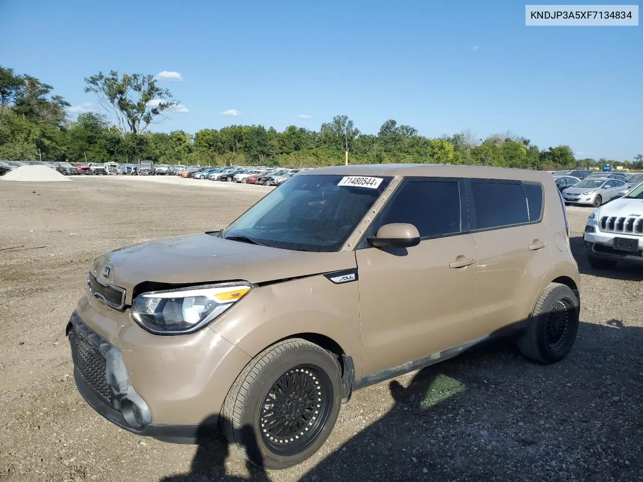 2015 Kia Soul + VIN: KNDJP3A5XF7134834 Lot: 71480544