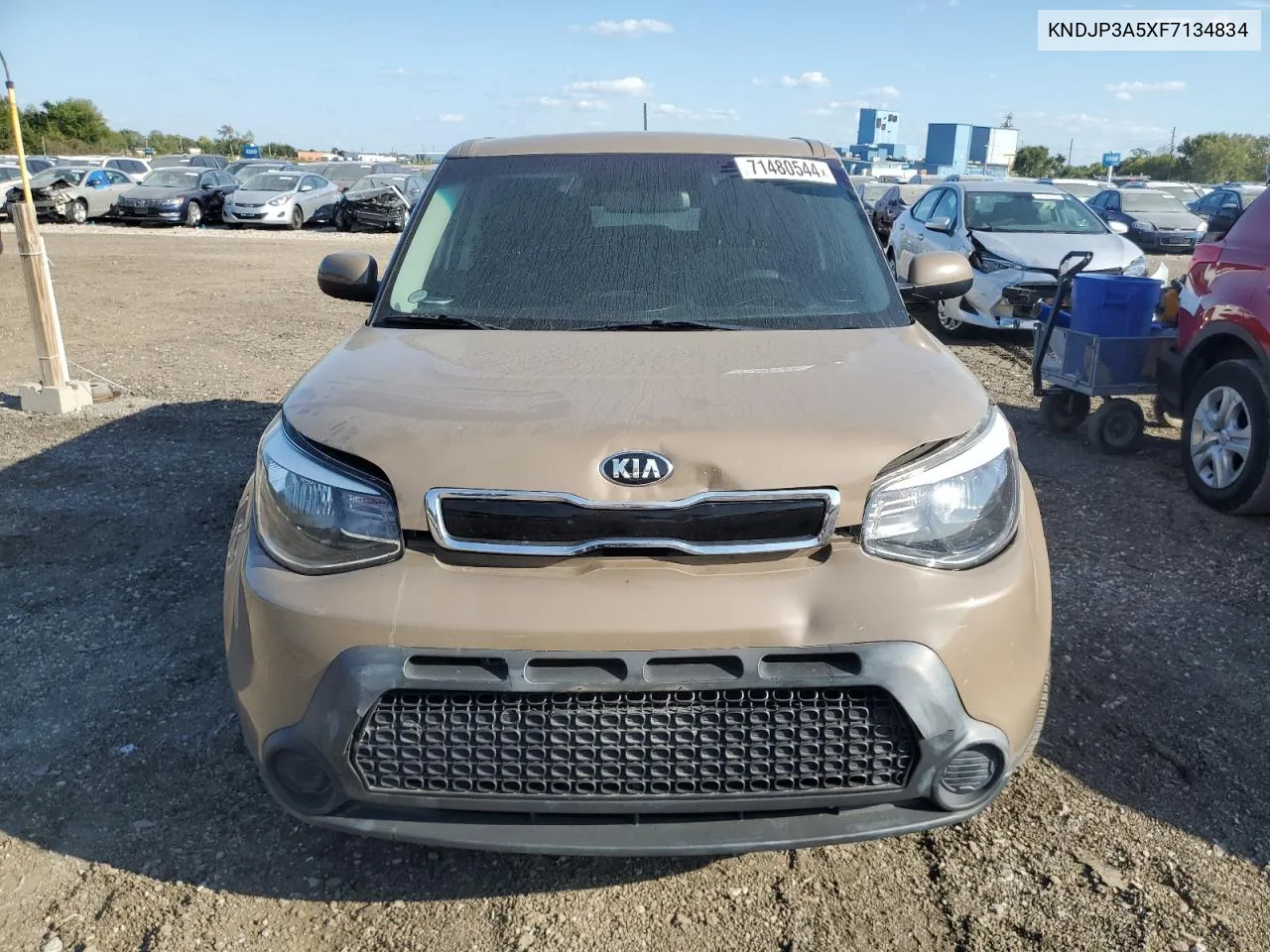 2015 Kia Soul + VIN: KNDJP3A5XF7134834 Lot: 71480544