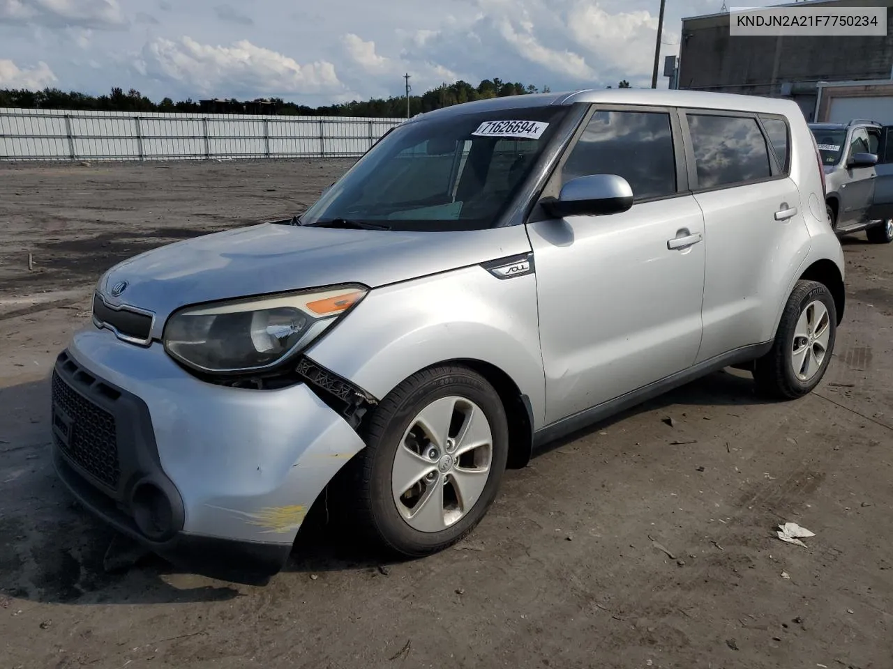 2015 Kia Soul VIN: KNDJN2A21F7750234 Lot: 71626694