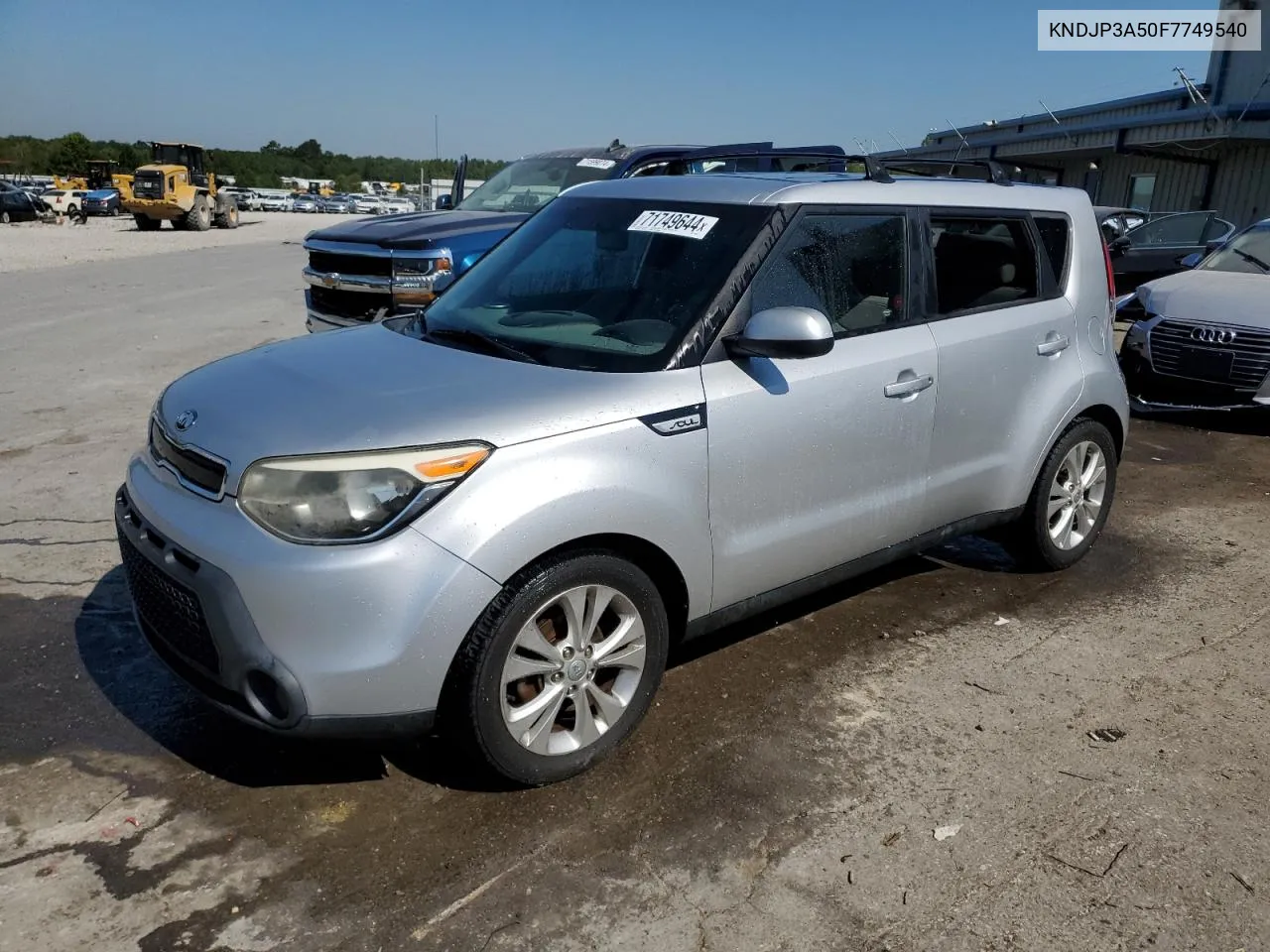 2015 Kia Soul + VIN: KNDJP3A50F7749540 Lot: 71749644