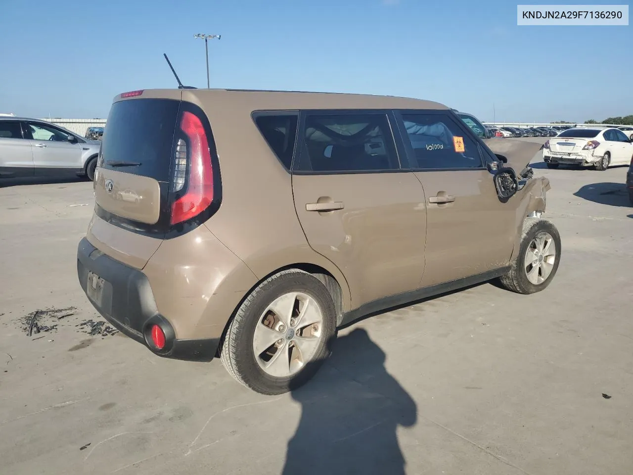 2015 Kia Soul VIN: KNDJN2A29F7136290 Lot: 71829884