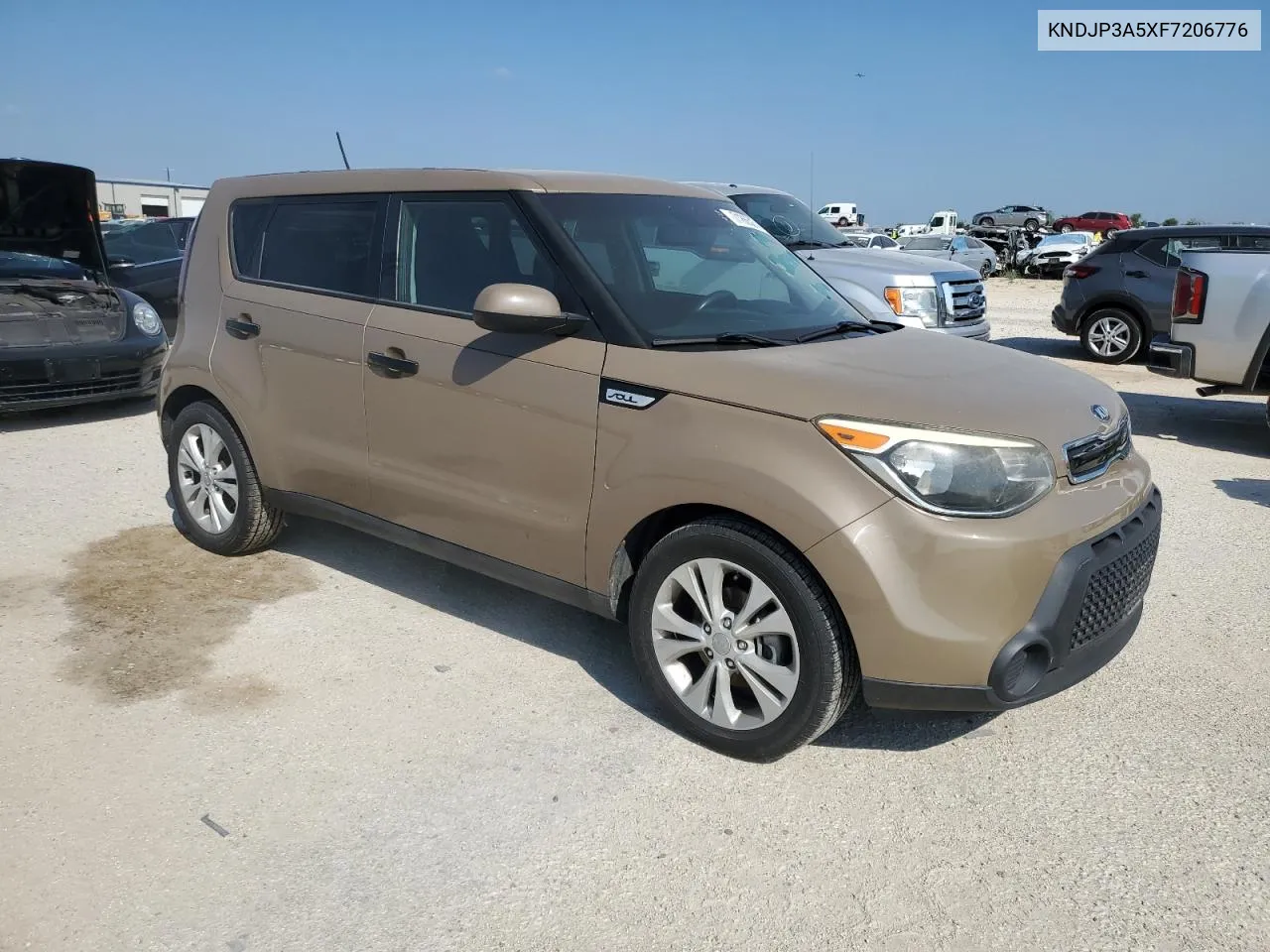 2015 Kia Soul + VIN: KNDJP3A5XF7206776 Lot: 71865274