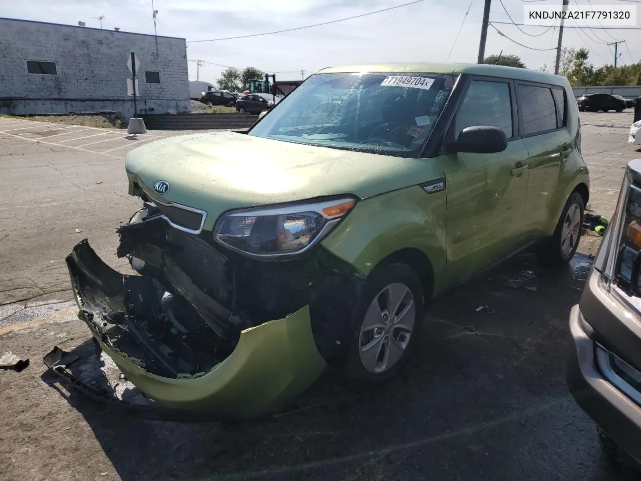 2015 Kia Soul VIN: KNDJN2A21F7791320 Lot: 71949704