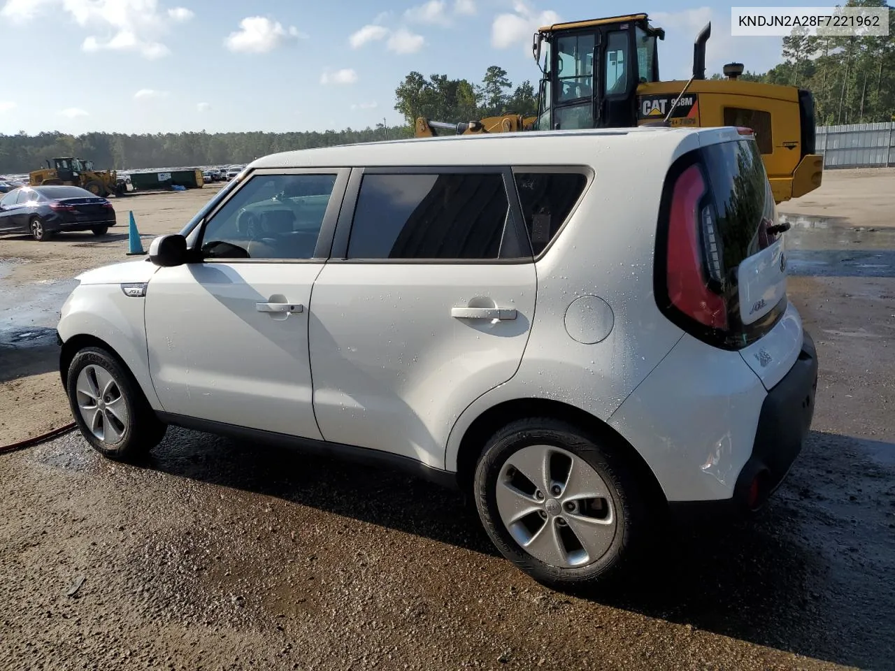 2015 Kia Soul VIN: KNDJN2A28F7221962 Lot: 71994524