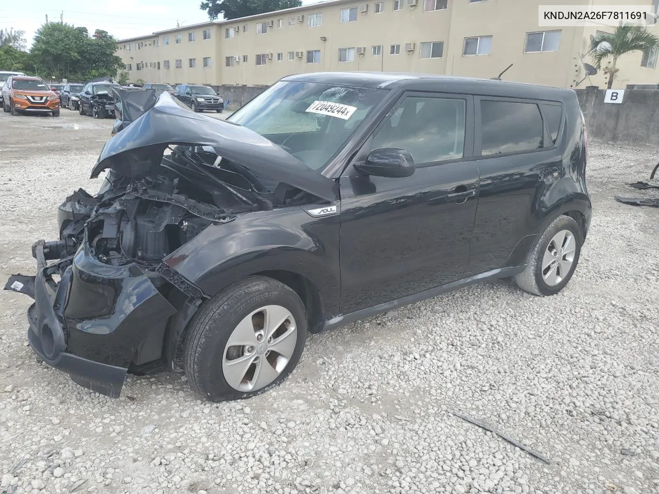 2015 Kia Soul VIN: KNDJN2A26F7811691 Lot: 72049244