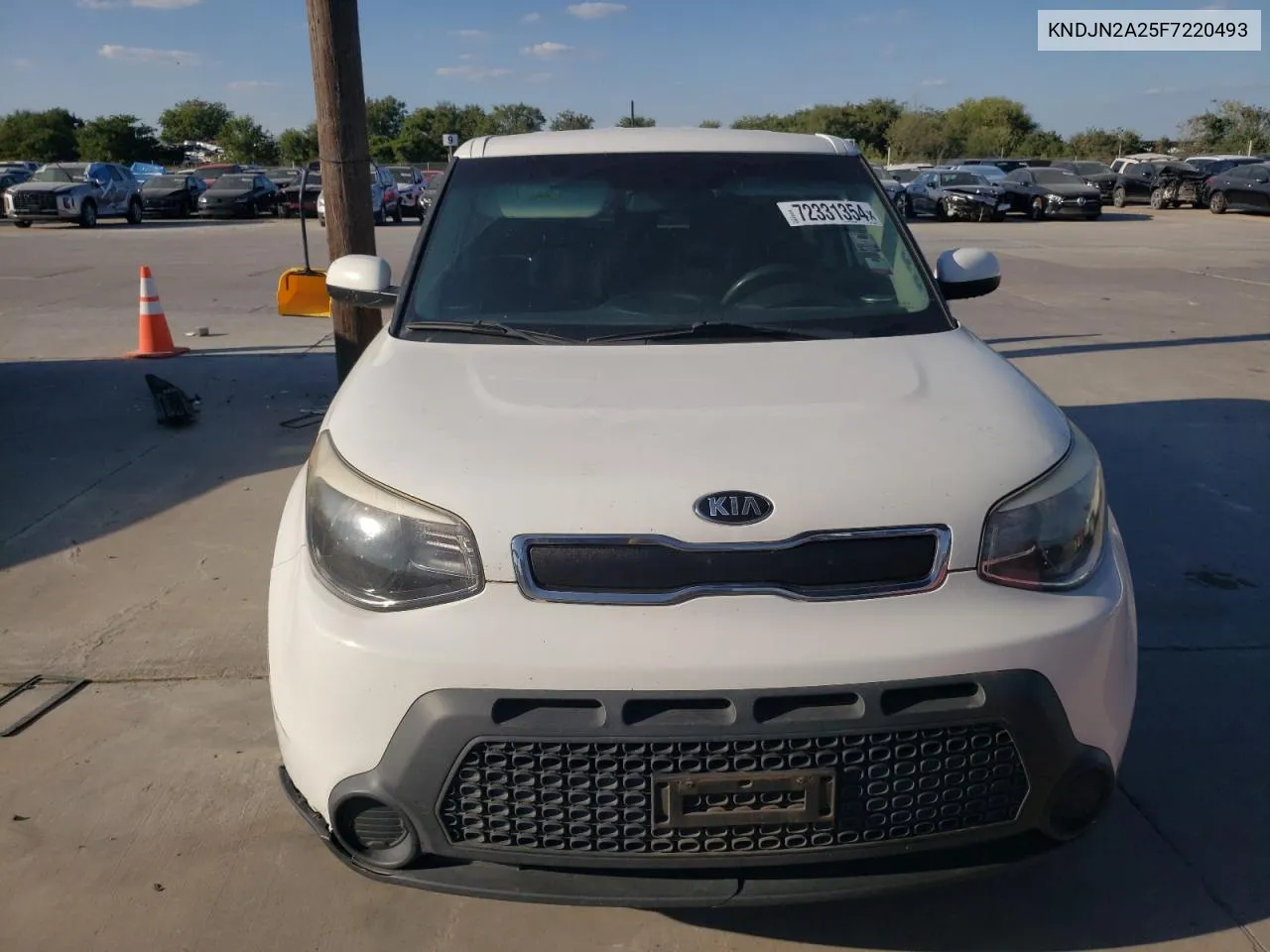 2015 Kia Soul VIN: KNDJN2A25F7220493 Lot: 72331354