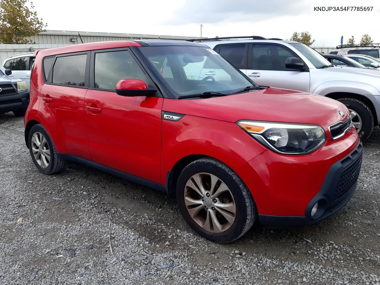 2015 Kia Soul + VIN: KNDJP3A54F7785697 Lot: 72401224