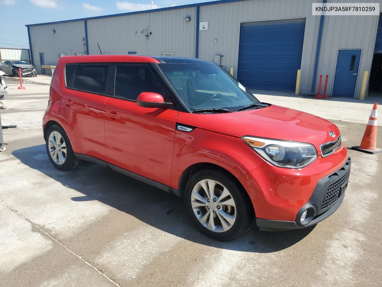 2015 Kia Soul + VIN: KNDJP3A58F7810259 Lot: 72460574