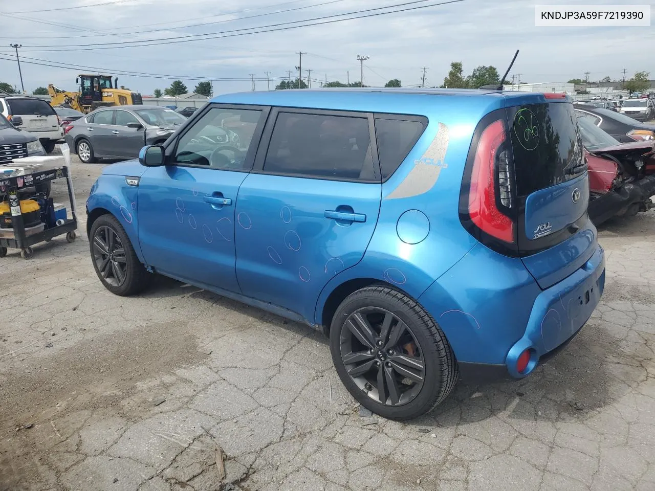 2015 Kia Soul + VIN: KNDJP3A59F7219390 Lot: 72564714