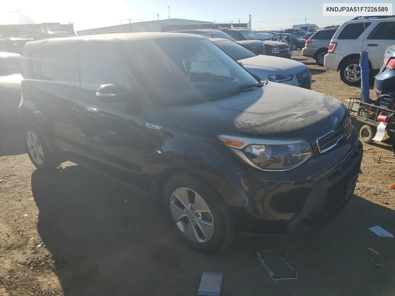 2015 Kia Soul + VIN: KNDJP3A51F7226589 Lot: 72636884