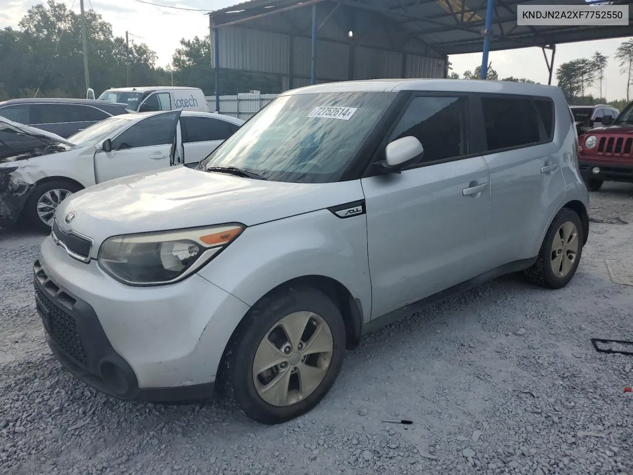 2015 Kia Soul VIN: KNDJN2A2XF7752550 Lot: 72752614