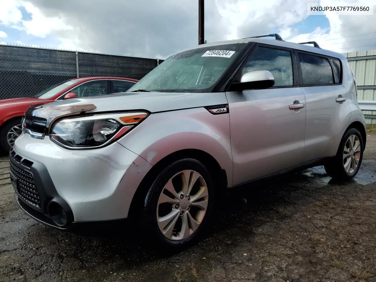 2015 Kia Soul + VIN: KNDJP3A57F7769560 Lot: 72846204