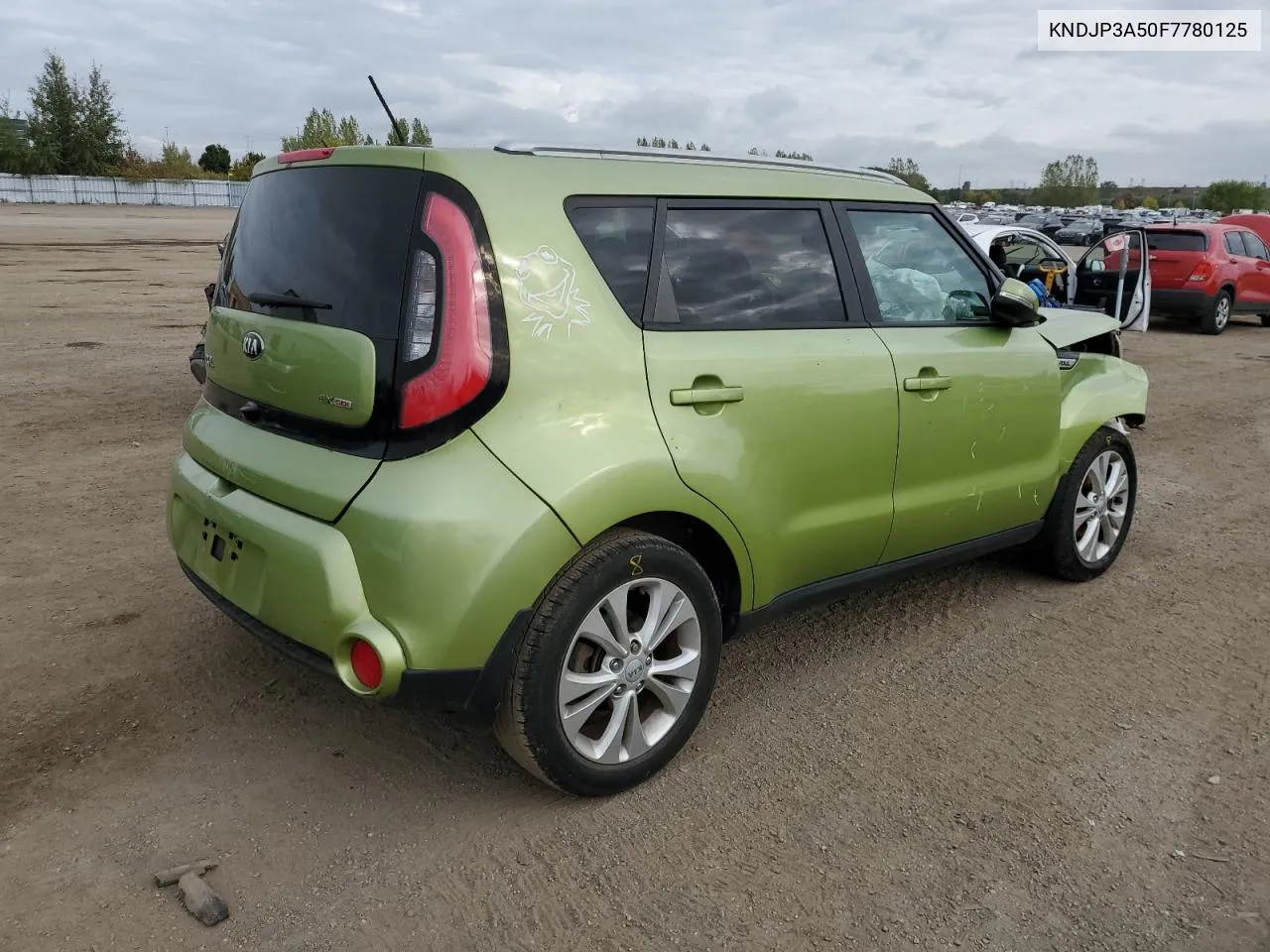 2015 Kia Soul + VIN: KNDJP3A50F7780125 Lot: 72949844