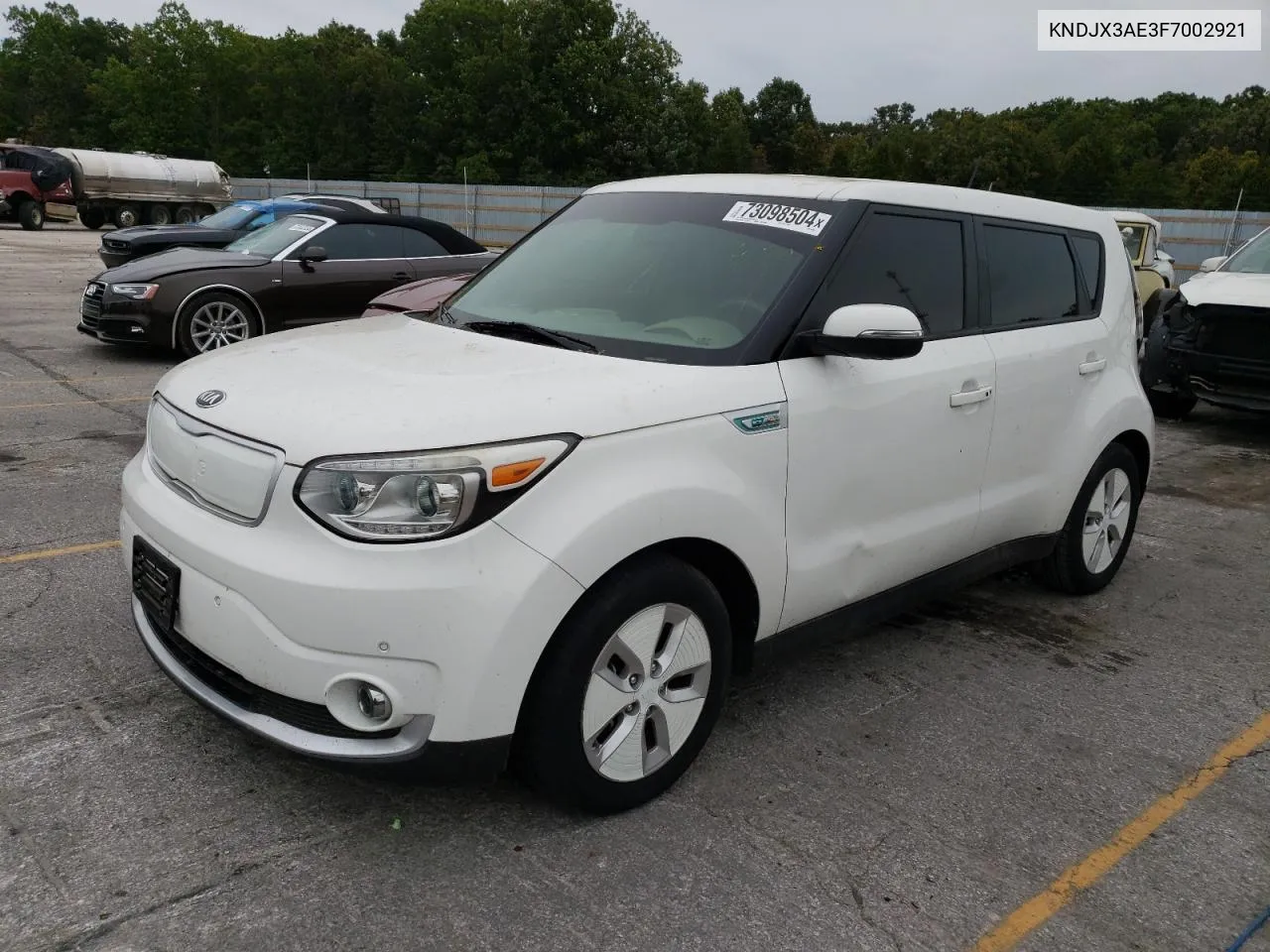 2015 Kia Soul Ev VIN: KNDJX3AE3F7002921 Lot: 73098504