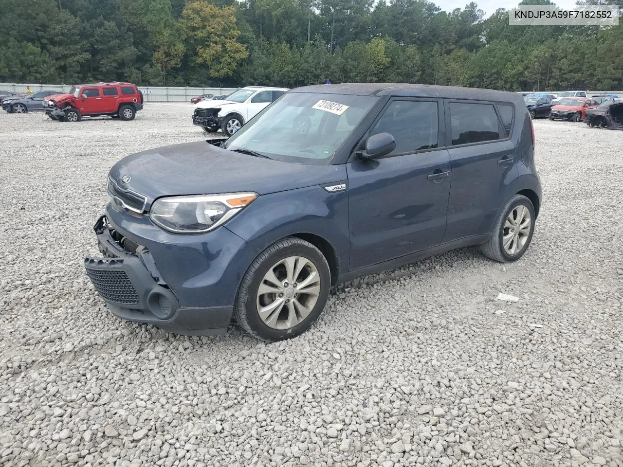 2015 Kia Soul + VIN: KNDJP3A59F7182552 Lot: 73109274