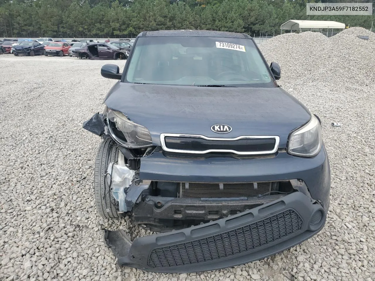 2015 Kia Soul + VIN: KNDJP3A59F7182552 Lot: 73109274