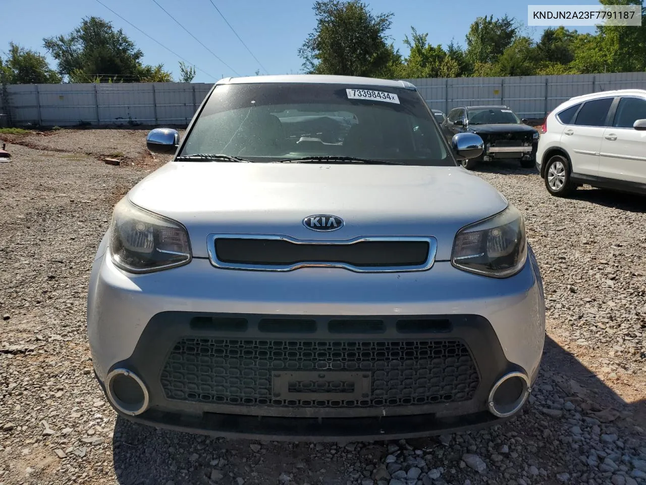 2015 Kia Soul VIN: KNDJN2A23F7791187 Lot: 73398434