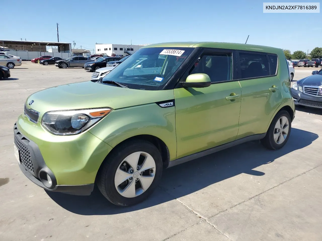 2015 Kia Soul VIN: KNDJN2A2XF7816389 Lot: 73538614