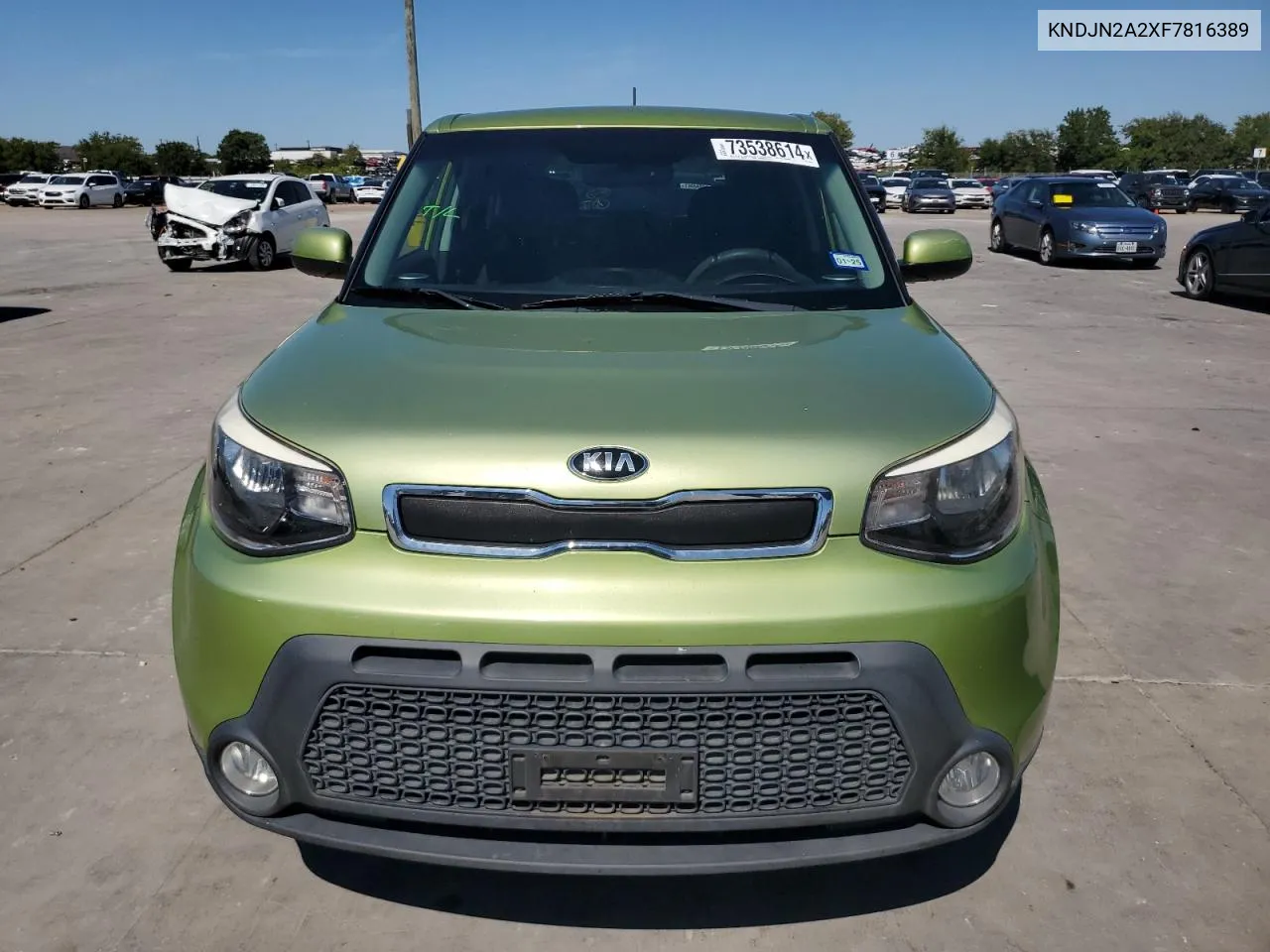 2015 Kia Soul VIN: KNDJN2A2XF7816389 Lot: 73538614