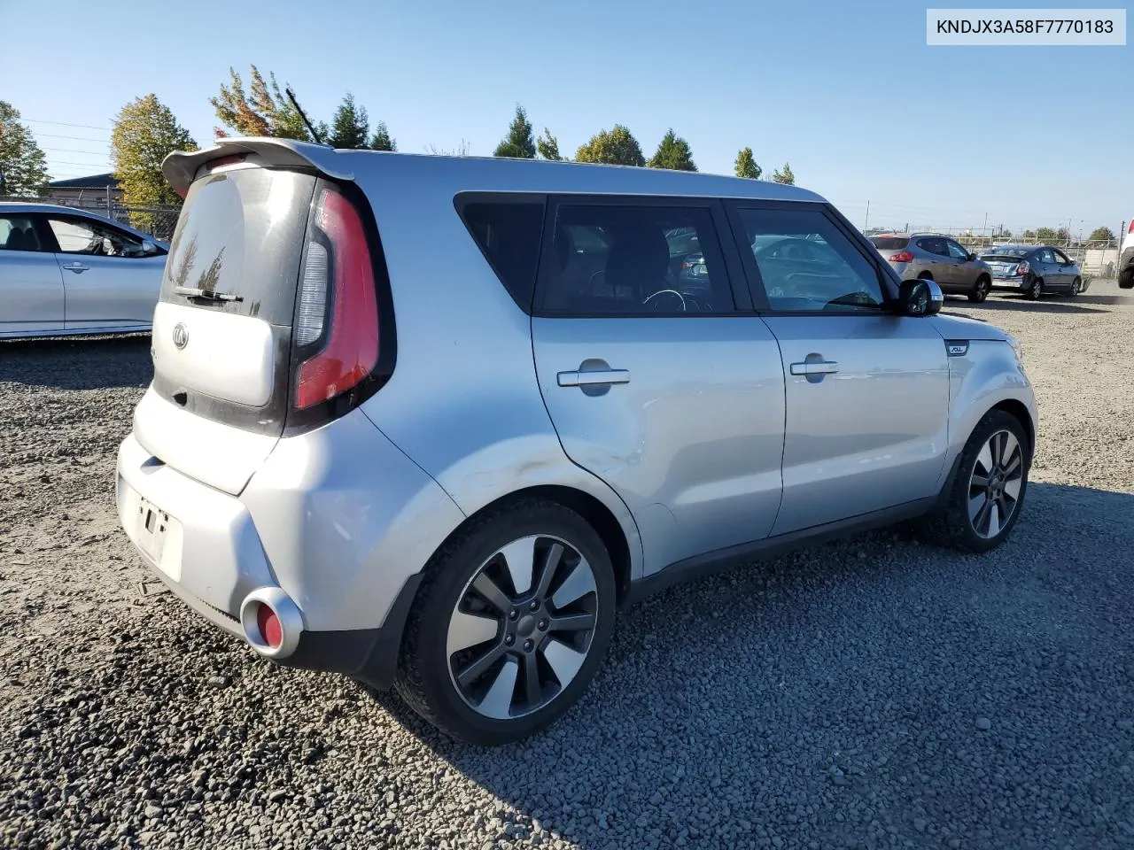 2015 Kia Soul ! VIN: KNDJX3A58F7770183 Lot: 74095554