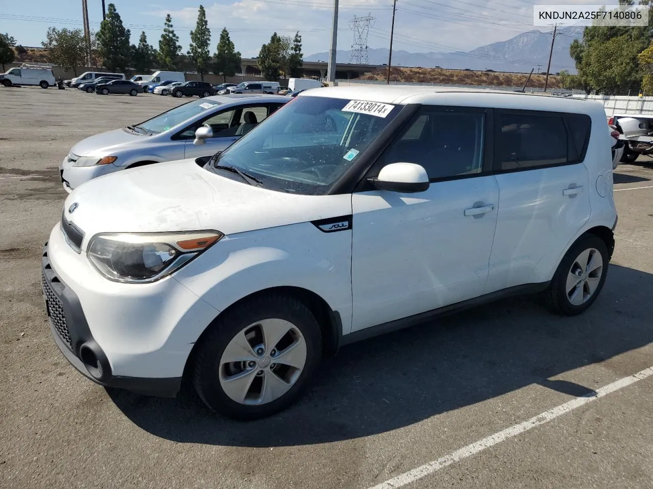 2015 Kia Soul VIN: KNDJN2A25F7140806 Lot: 74133014