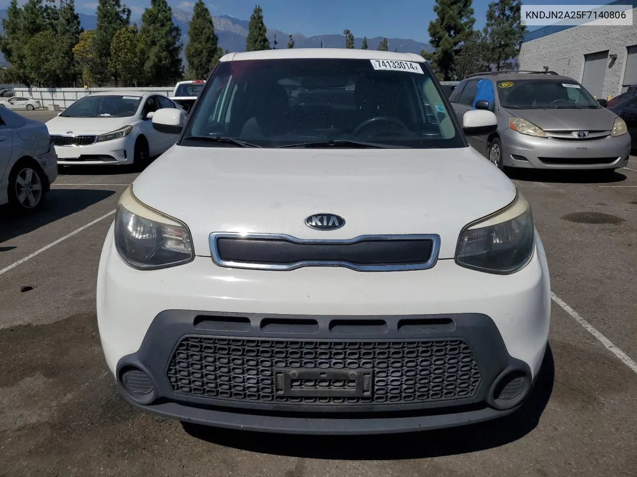 2015 Kia Soul VIN: KNDJN2A25F7140806 Lot: 74133014