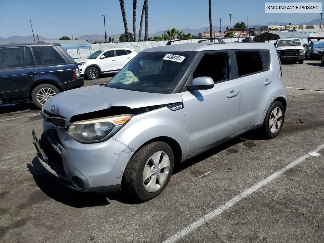 2015 Kia Soul VIN: KNDJN2A22F7803460 Lot: 74368164