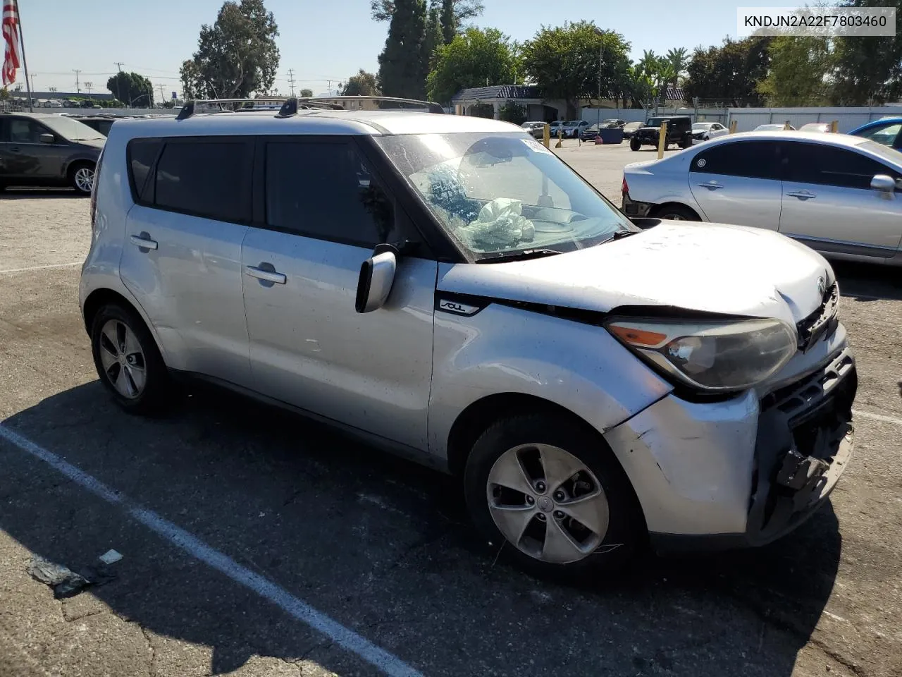 2015 Kia Soul VIN: KNDJN2A22F7803460 Lot: 74368164