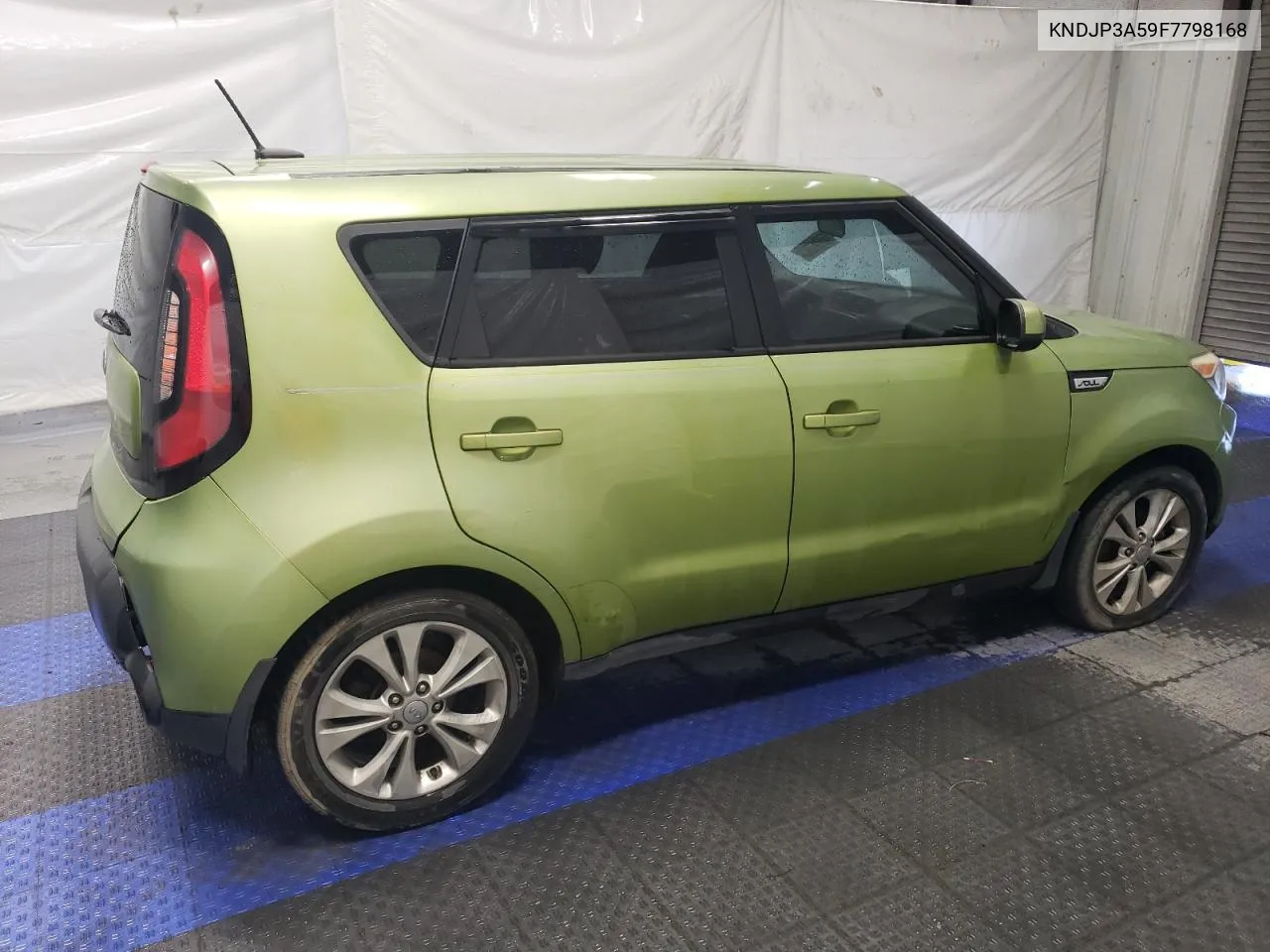 2015 Kia Soul + VIN: KNDJP3A59F7798168 Lot: 74522634