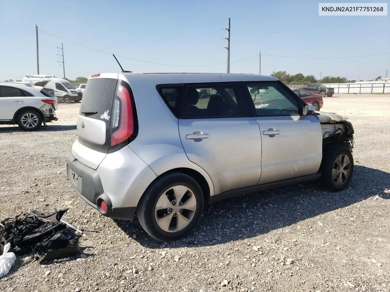 2015 Kia Soul VIN: KNDJN2A21F7751268 Lot: 74568514