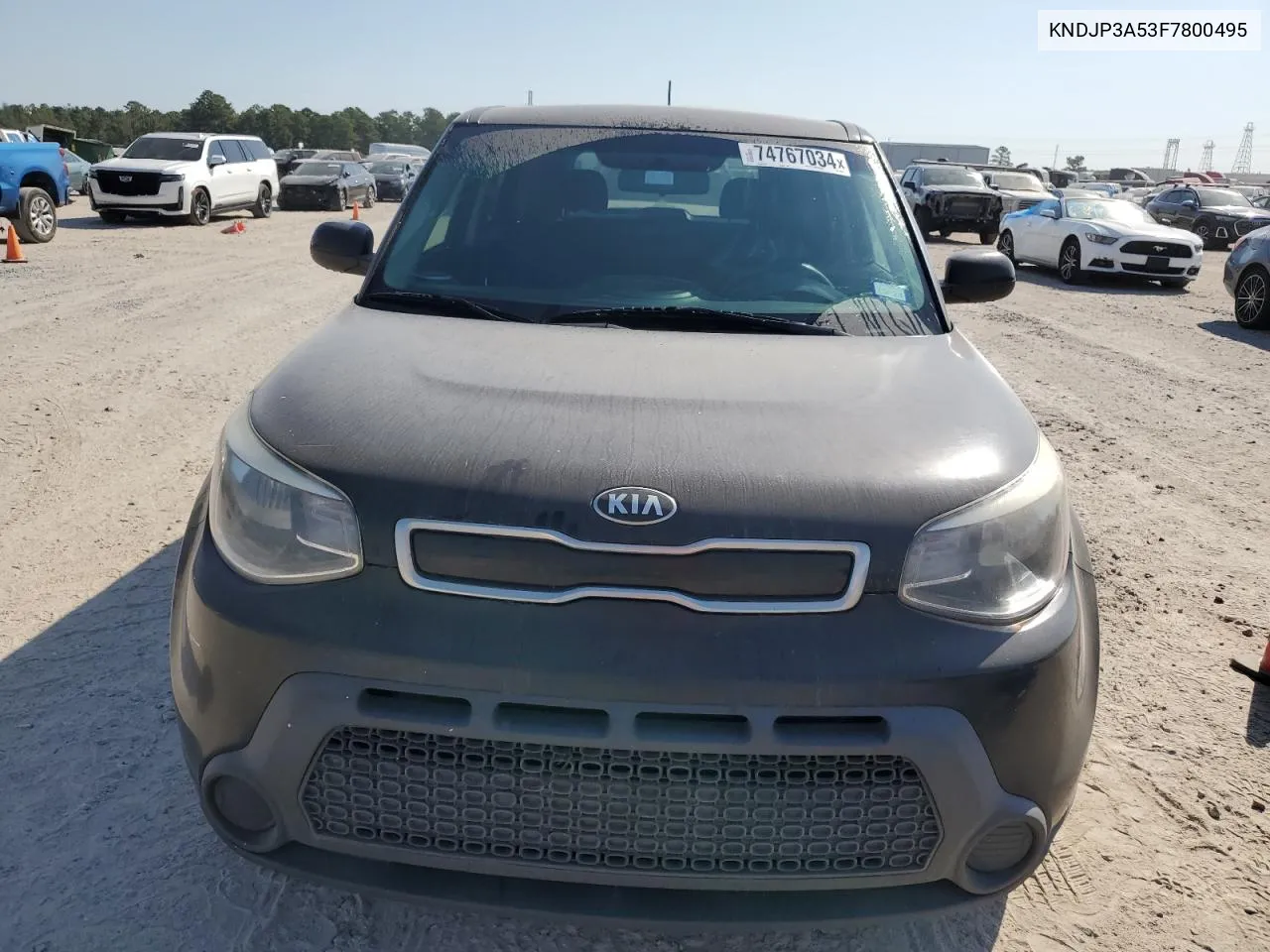 2015 Kia Soul + VIN: KNDJP3A53F7800495 Lot: 74767034