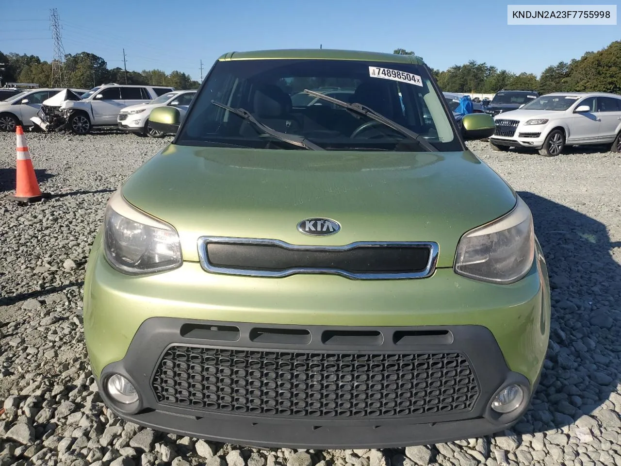 2015 Kia Soul VIN: KNDJN2A23F7755998 Lot: 74898504