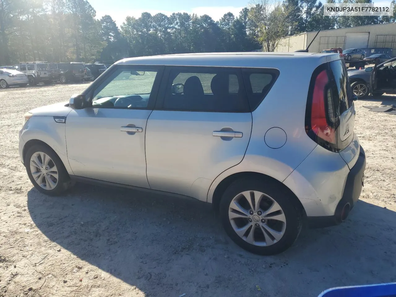 2015 Kia Soul + VIN: KNDJP3A51F7782112 Lot: 74942584