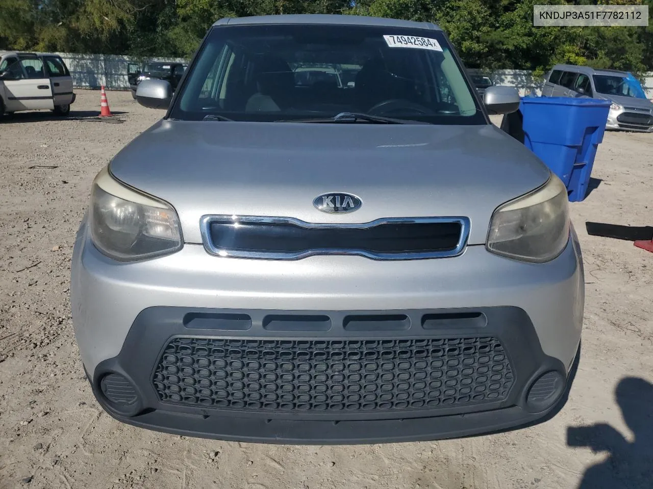 2015 Kia Soul + VIN: KNDJP3A51F7782112 Lot: 74942584