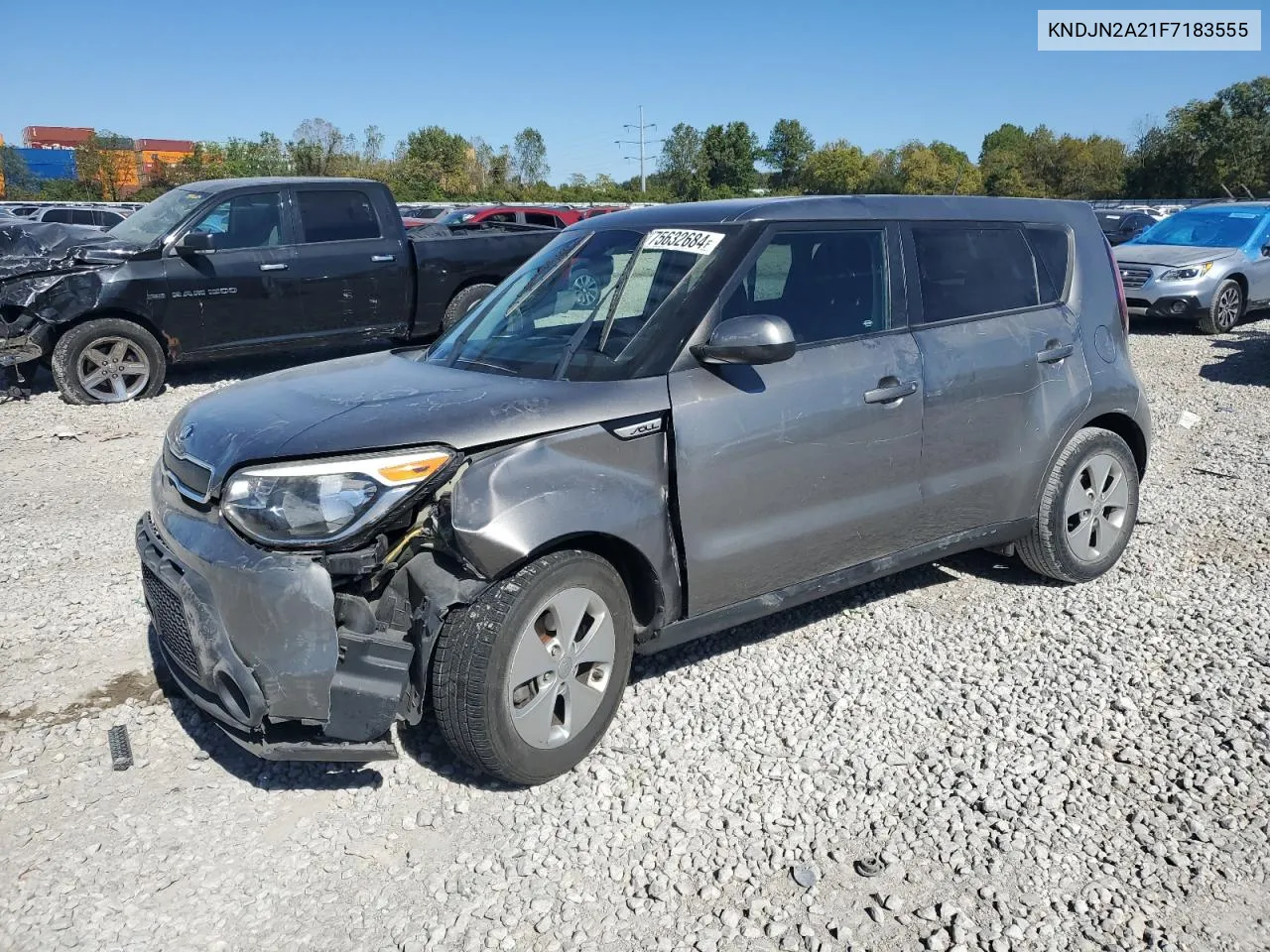 2015 Kia Soul VIN: KNDJN2A21F7183555 Lot: 75632684