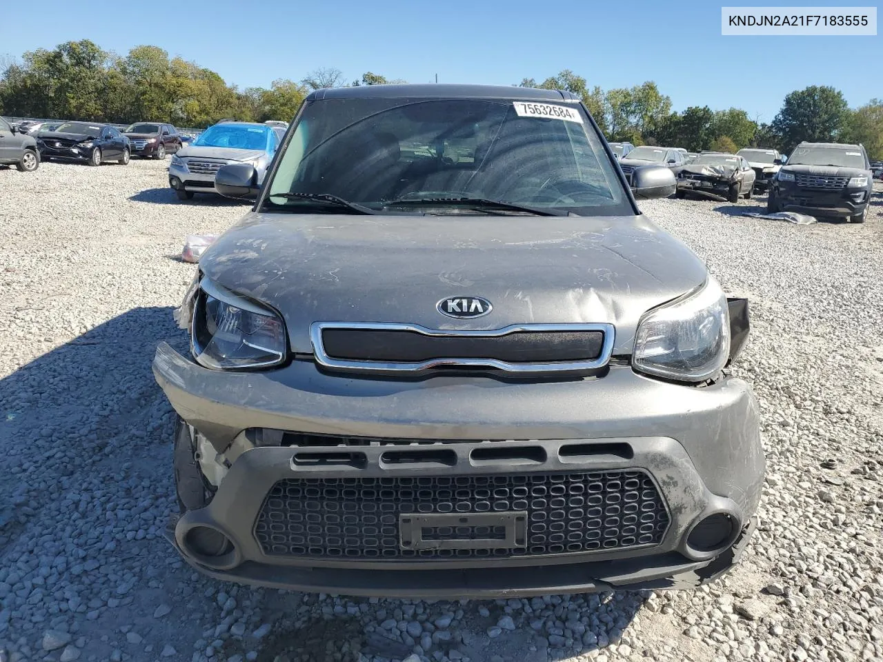 2015 Kia Soul VIN: KNDJN2A21F7183555 Lot: 75632684