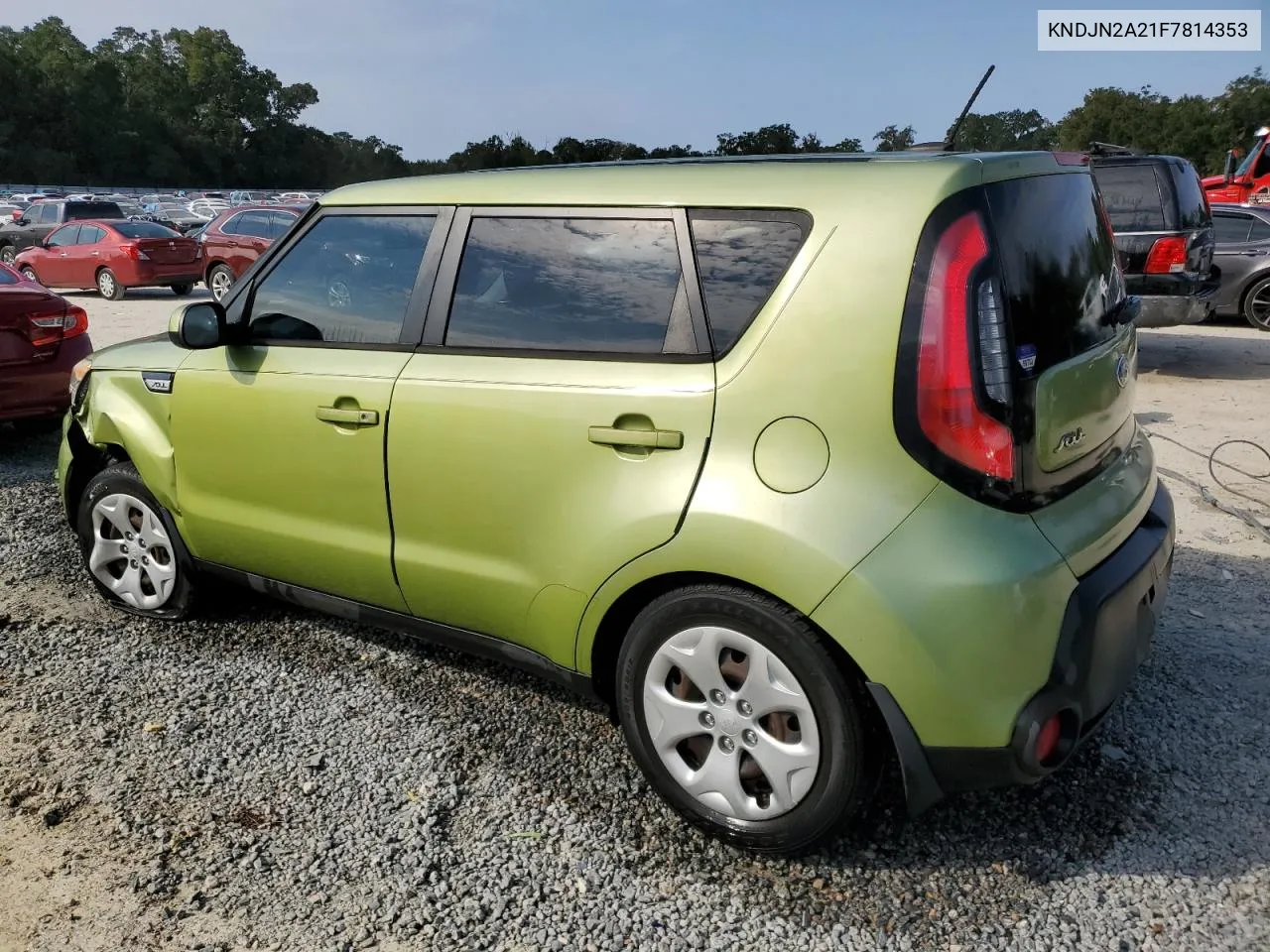 2015 Kia Soul VIN: KNDJN2A21F7814353 Lot: 75937254