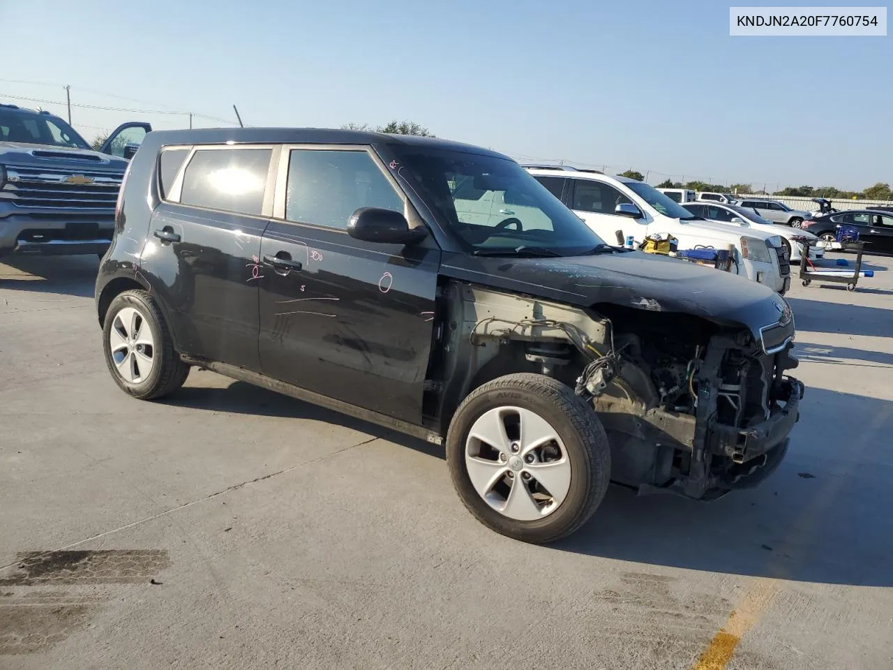 2015 Kia Soul VIN: KNDJN2A20F7760754 Lot: 76076624