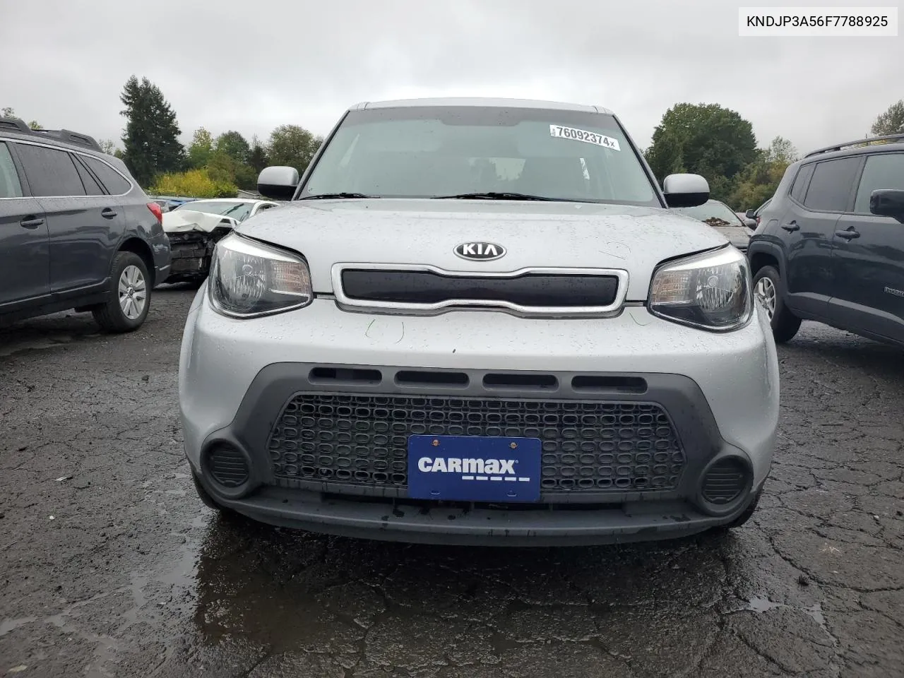 2015 Kia Soul + VIN: KNDJP3A56F7788925 Lot: 76092374