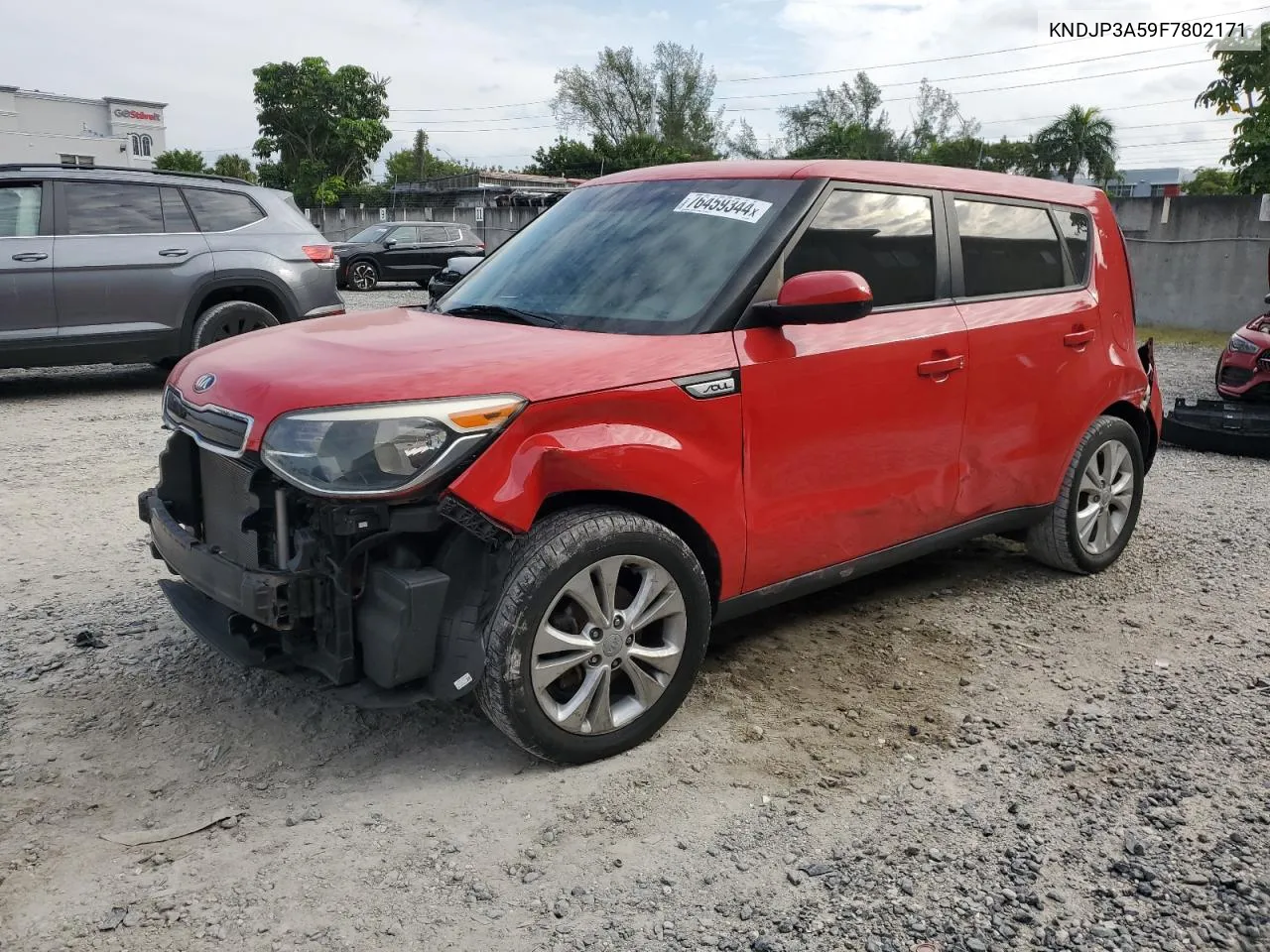 2015 Kia Soul + VIN: KNDJP3A59F7802171 Lot: 76459344