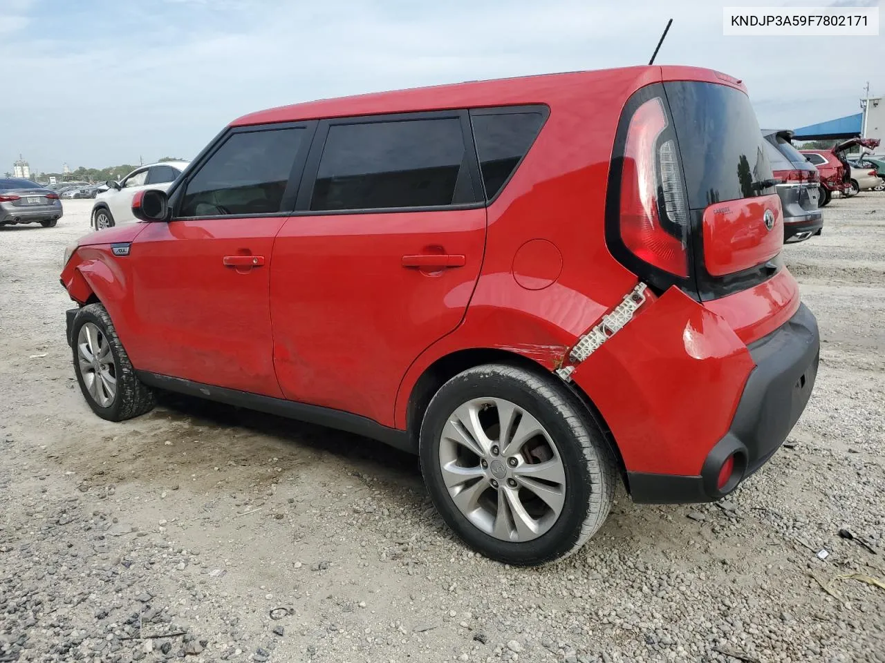 2015 Kia Soul + VIN: KNDJP3A59F7802171 Lot: 76459344