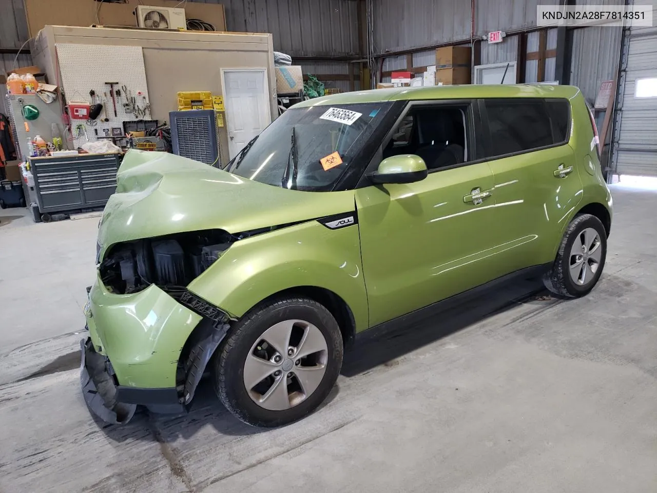 2015 Kia Soul VIN: KNDJN2A28F7814351 Lot: 76463564