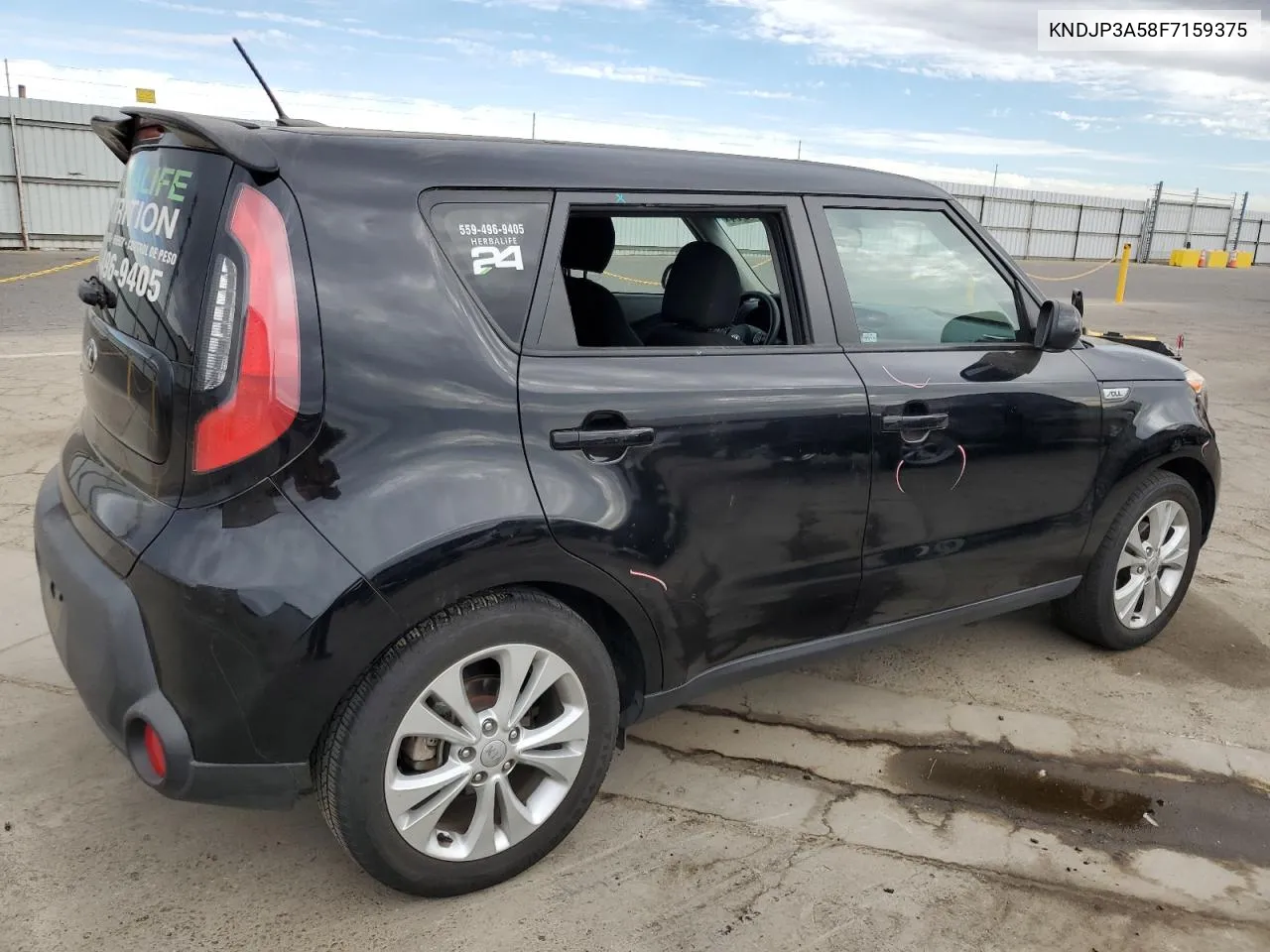 2015 Kia Soul + VIN: KNDJP3A58F7159375 Lot: 76737914