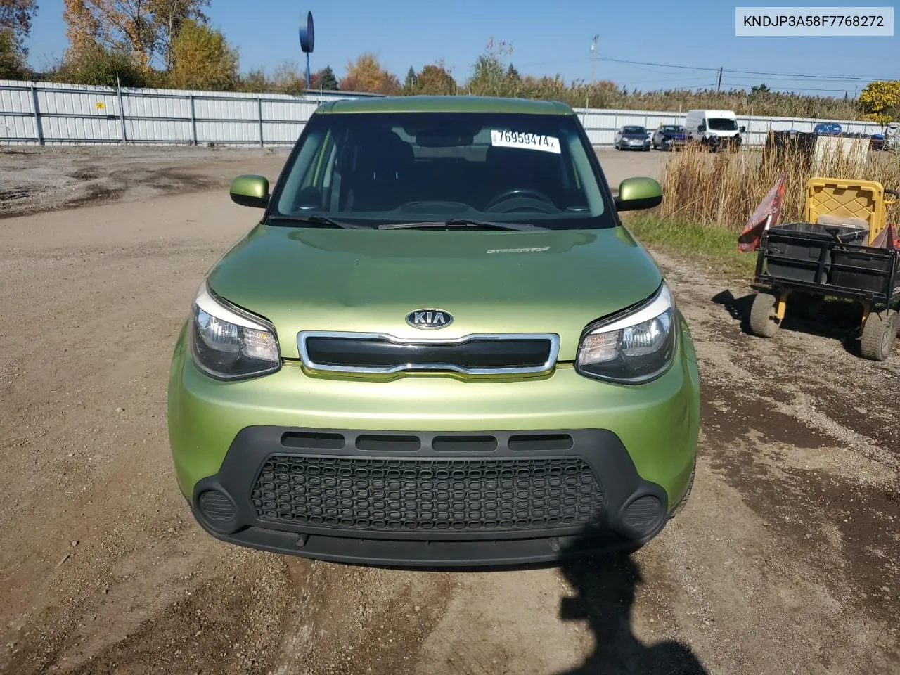 2015 Kia Soul + VIN: KNDJP3A58F7768272 Lot: 76959474