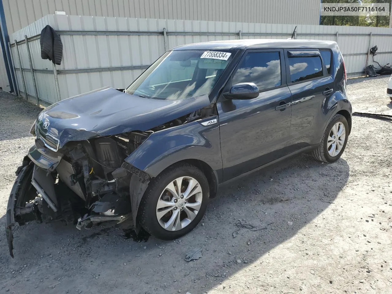 2015 Kia Soul + VIN: KNDJP3A50F7116164 Lot: 77558334