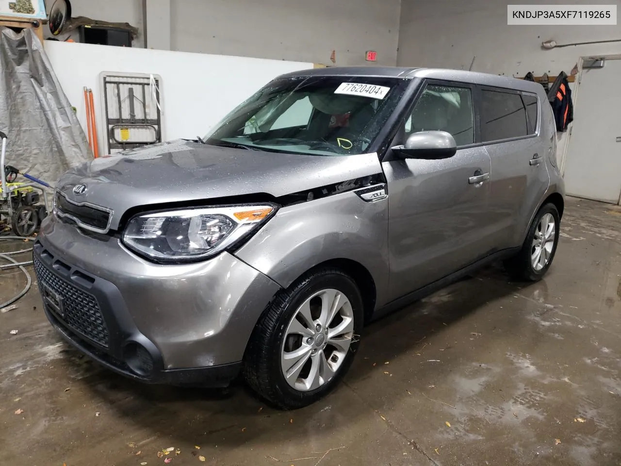 2015 Kia Soul + VIN: KNDJP3A5XF7119265 Lot: 77620404